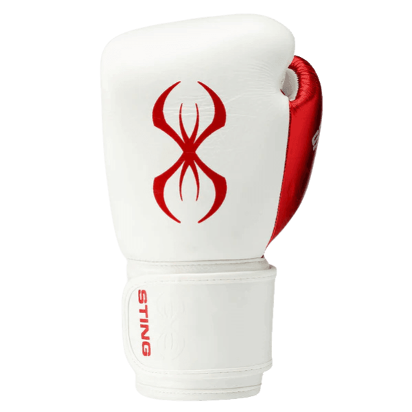 Sting Evolution Boxing Gloves, White And Red