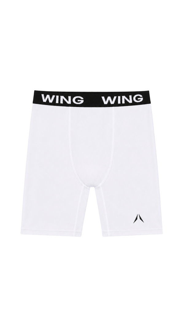 WING Short Compression Tights - White