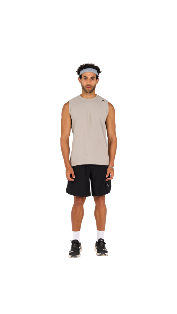 WING Sleeveless T-shirt - Grey